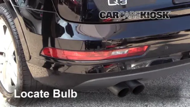 2018 Audi Q3 Quattro Premium 2.0L 4 Cyl. Turbo Éclairage Feux de position arrière (remplacer ampoule)